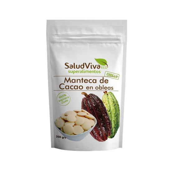 Salud Viva Manteca Cacao Oblea Eco 250g