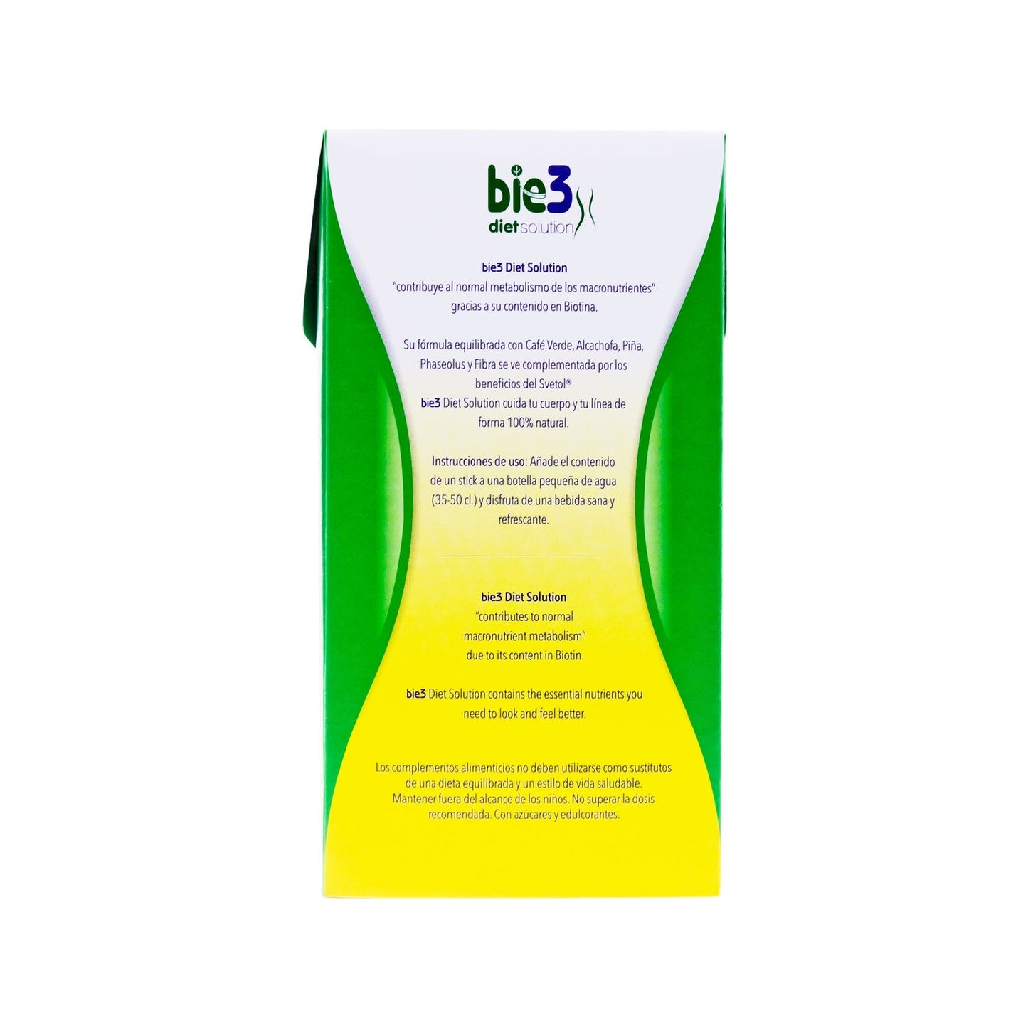 Bie3 Diet Solution Svetol y Biotina 24 sticks
