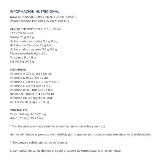 Hero 8 Cereales Fruta +6m 340g