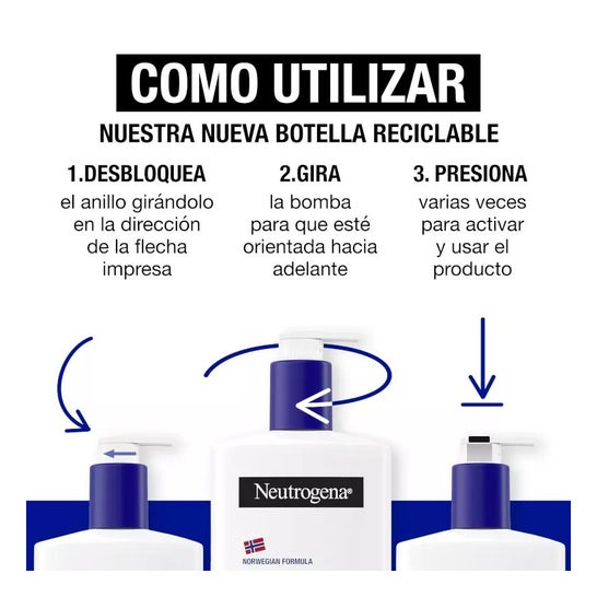 Neutrogena Hidratación Profunda Loción Corporal Absorción Inmediata 400ml