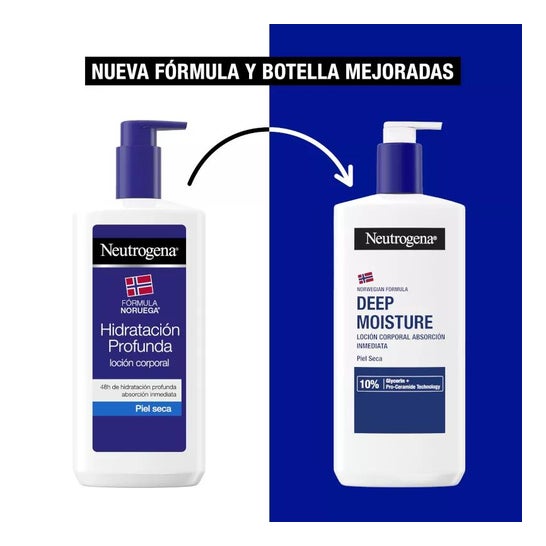 Neutrogena Hidratación Profunda Loción Corporal Absorción Inmediata 400ml