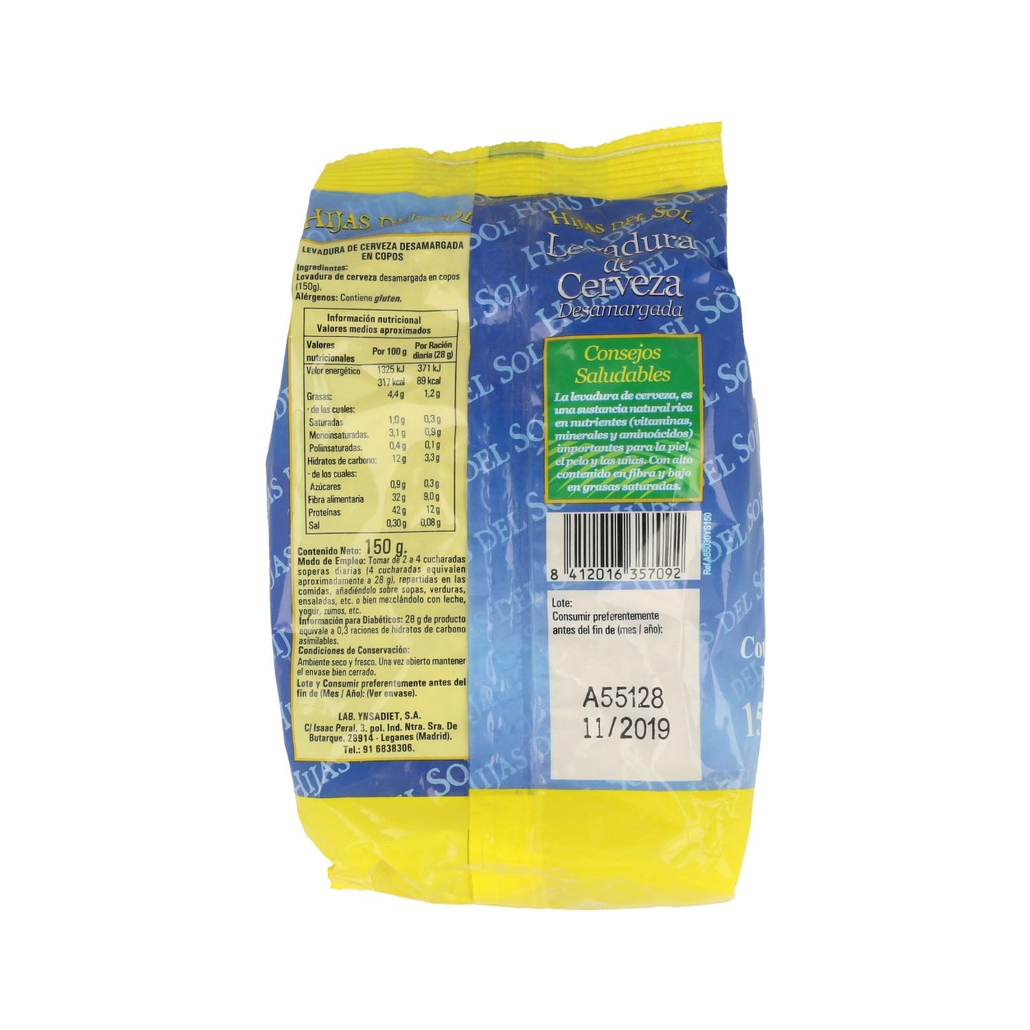 Hijas del Sol Levadura de Cerveza Desamargada 150 g