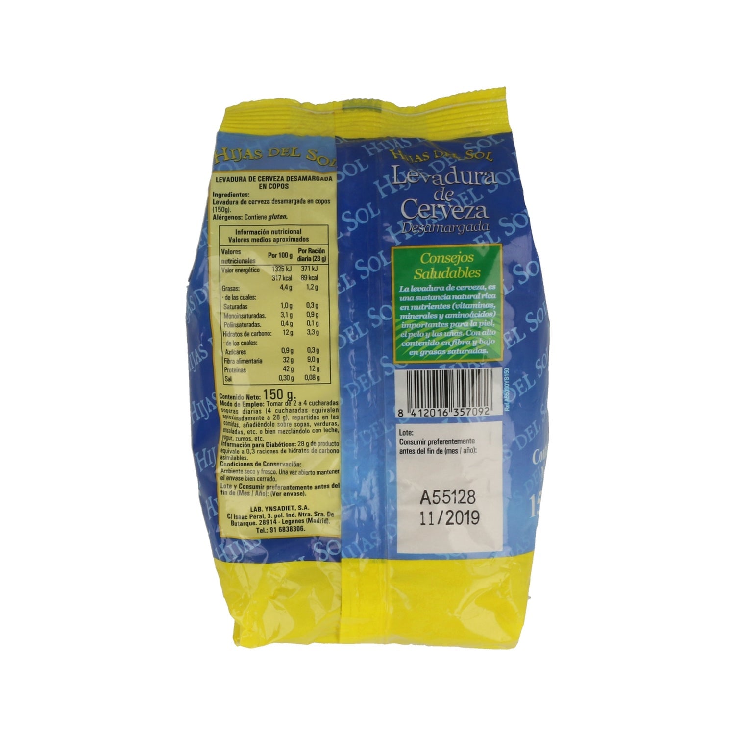 Hijas del Sol Levadura de Cerveza Desamargada 150 g
