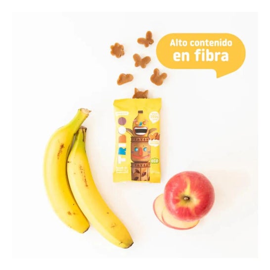 Smileat Triboo Snack Ecológico de Plátano y Manzana 25g