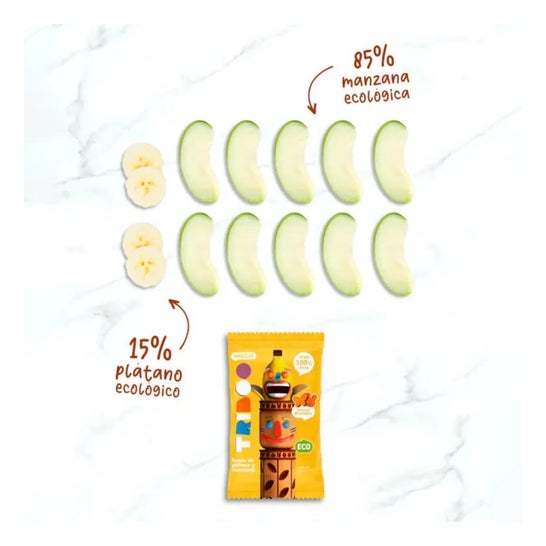 Smileat Triboo Snack Ecológico de Plátano y Manzana 25g