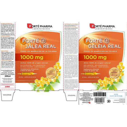 Forté Pharma Forté Jalea Real 1000mg 2x20ampollas