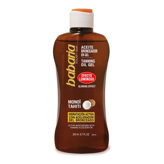 Babaria Monoi Tahiti Aceite Bronceador Efecto Luminoso 200ml