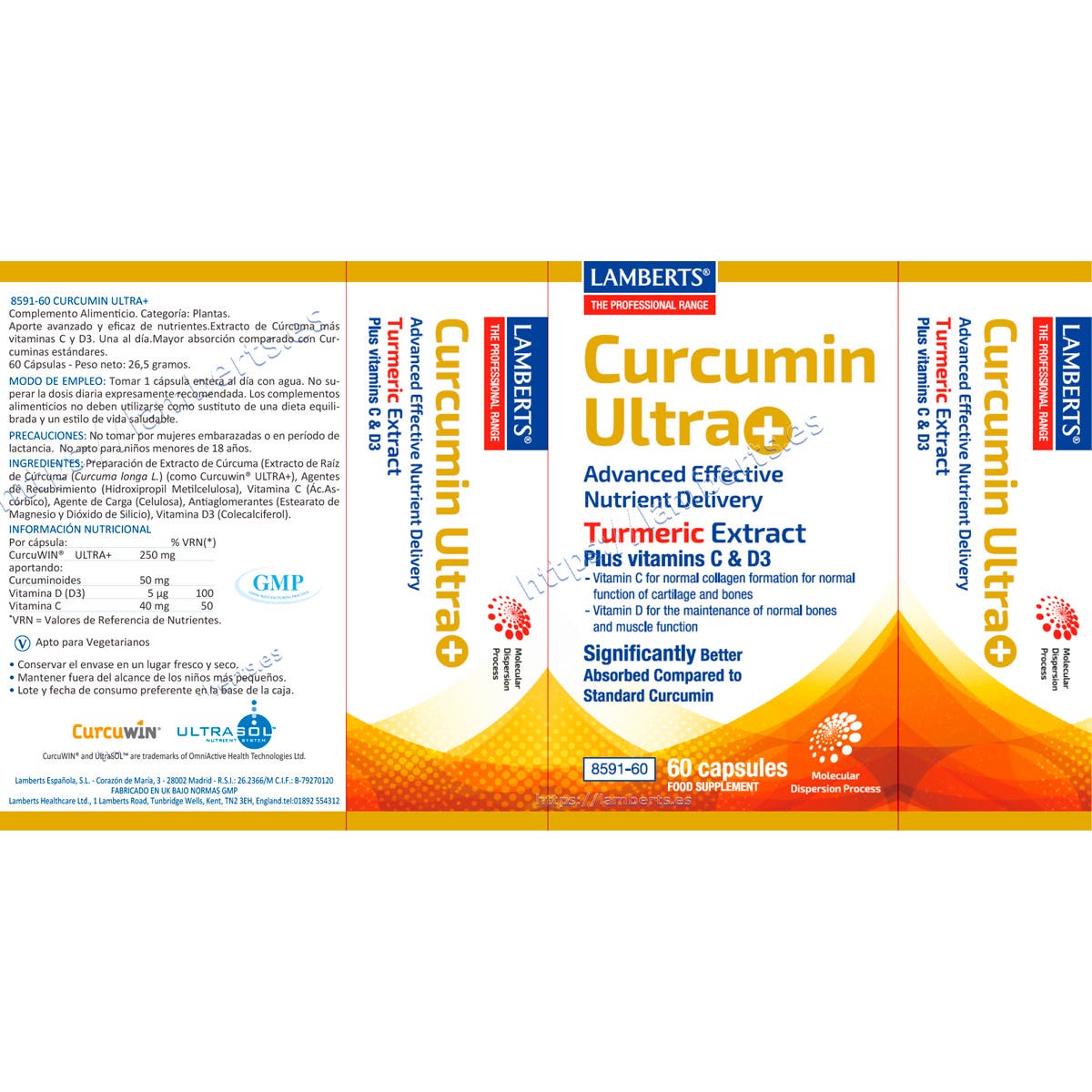 Lamberts Curcumin Ultra+ 60caps