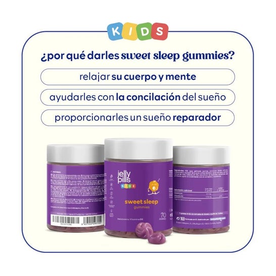 Jelly Pills® Sweet Sleep Kids Gummies 70uds