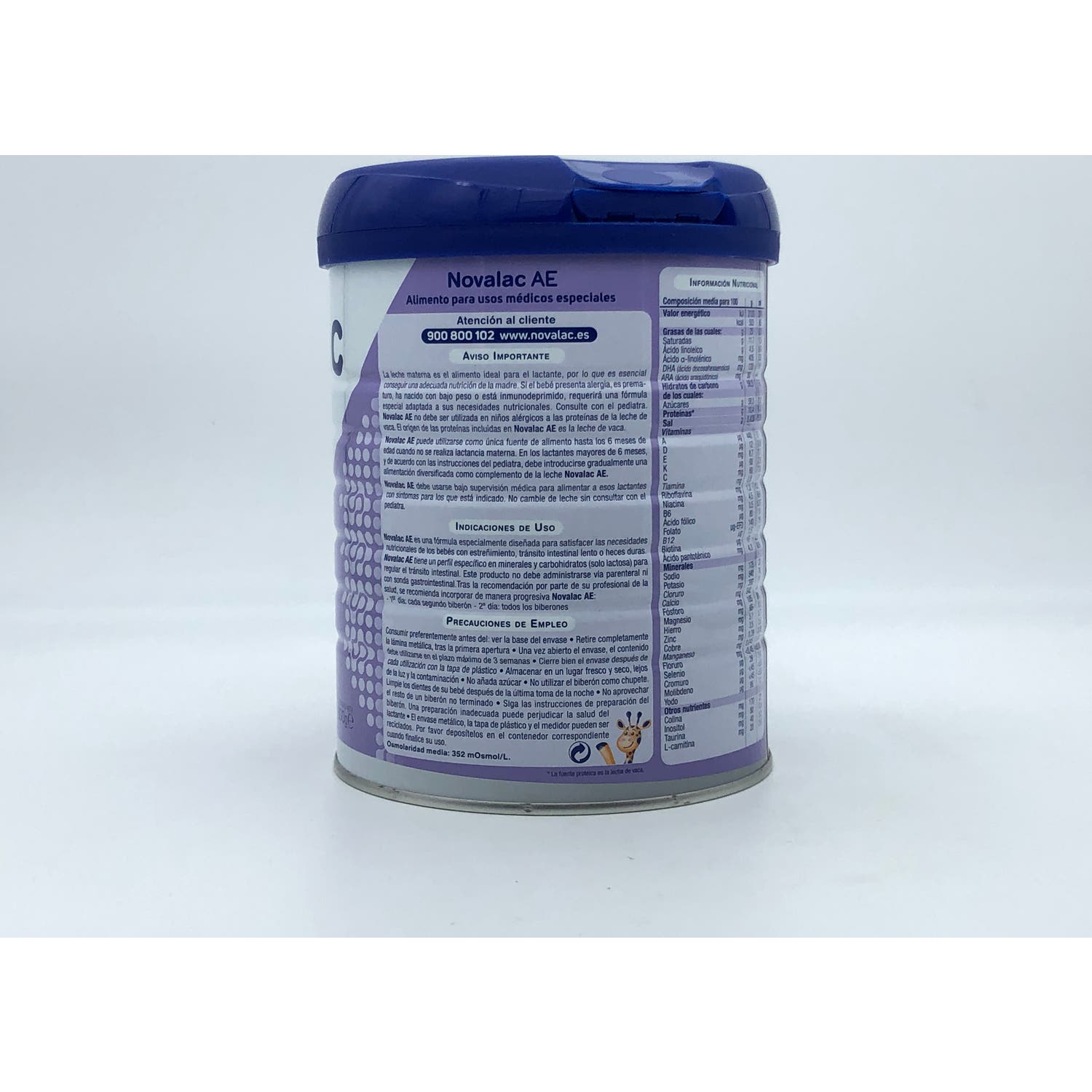 Novalac AE Anti Estreñimiento 0-36m 800g