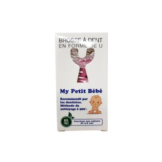 My Petit Bébé Cepillo de Dientes en U Rosa 2-6 Años 1 ud