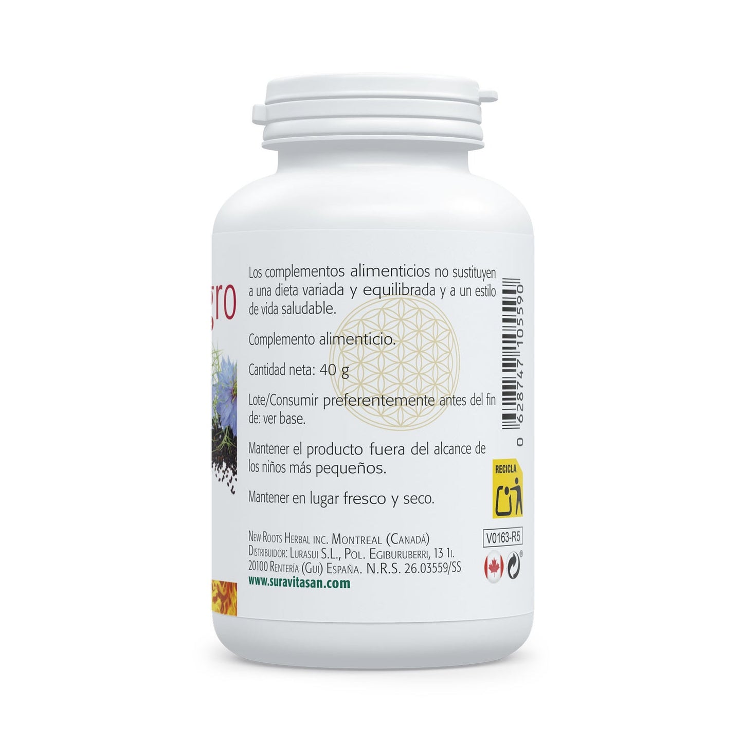 Sura Vitasan Comino Negro 500mg 60 Perlas