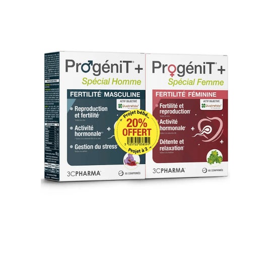 3C Pharma Duo Progenit+ Hombre Mujer 120comp