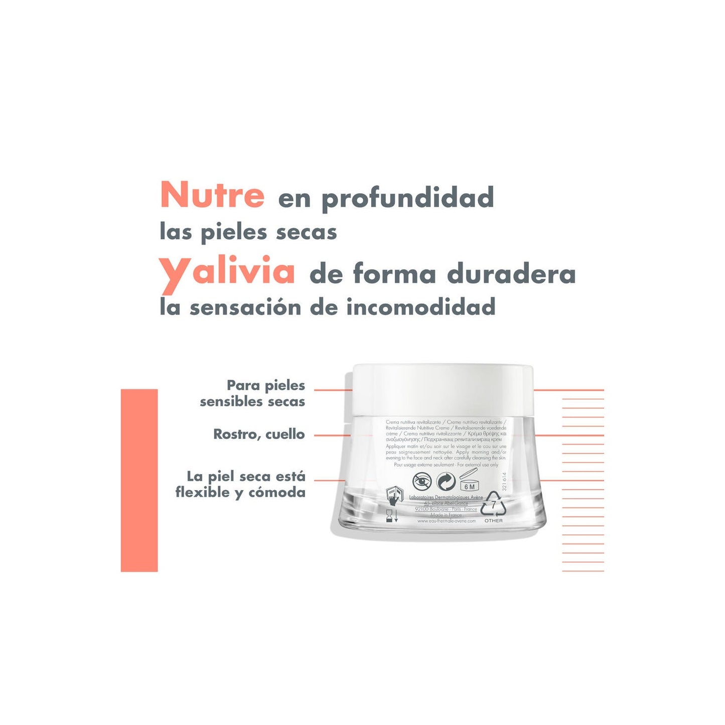 Avène Crema Nutritiva Revitalizante 50ml