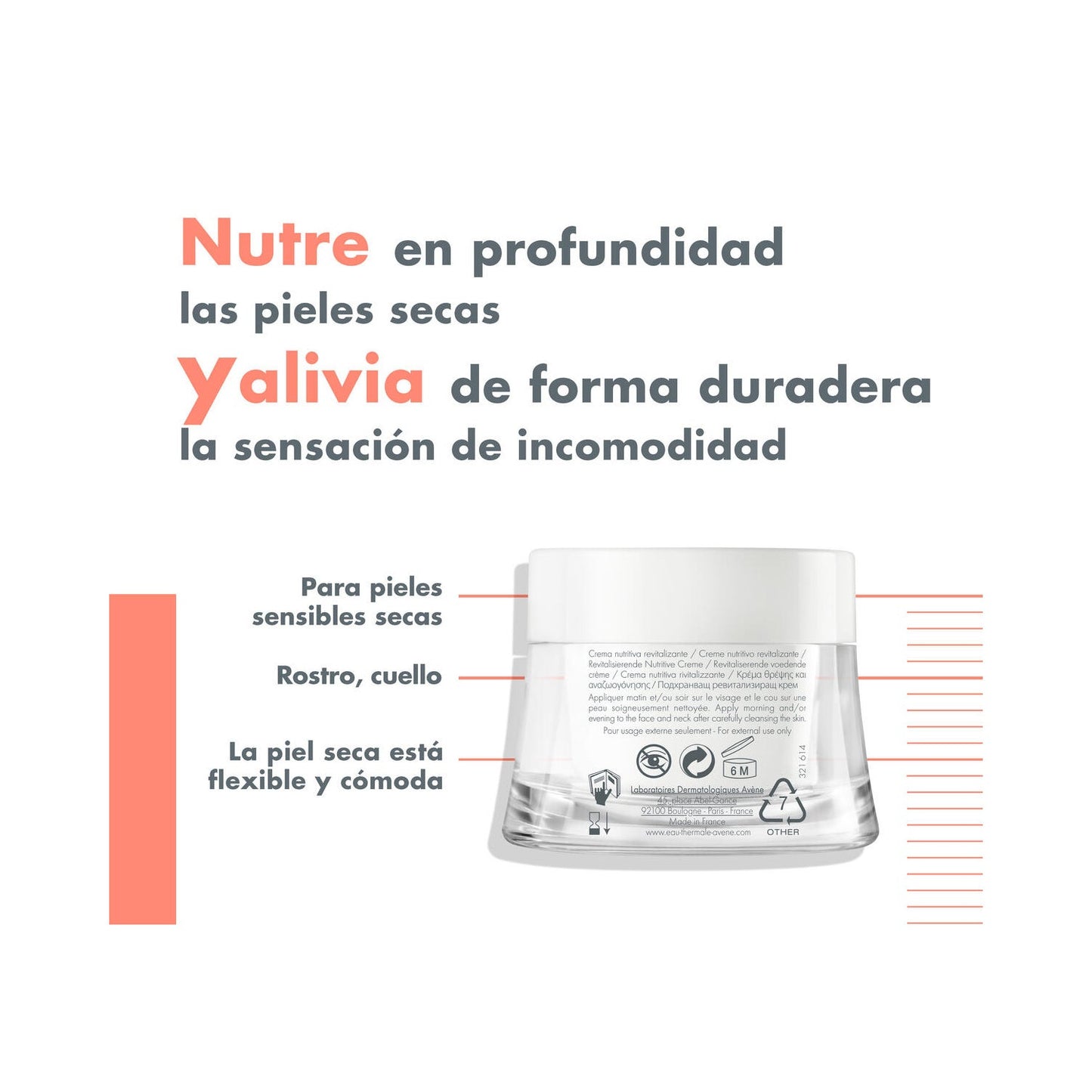 Avène Crema Nutritiva Revitalizante 50ml