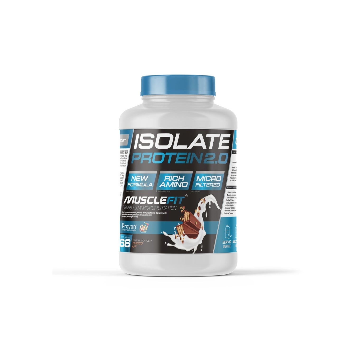 MuscleFit ISOLATE Protein CFM Creación de Músculo Sabor ChocoKit 2kg