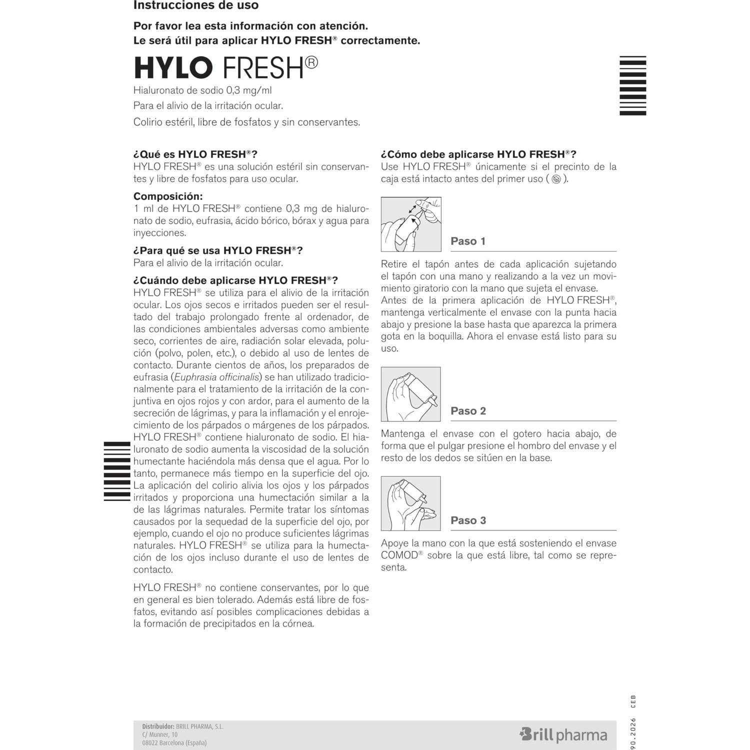 BrilFarma Hylofresh® Colirio Lubricante 10ml