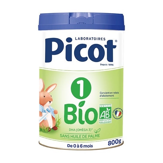 Leche infantil orgánica Picot 1 Edad 800g
