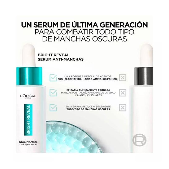 L'Oréal Bright Reveal Niacinamide Serum Dark Spots 30ml