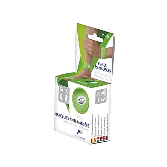 Pharmavoyage Anti Nausea Brazaletes Verde Pequeño