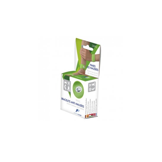 Pharmavoyage Anti Nausea Brazaletes Verde Pequeño