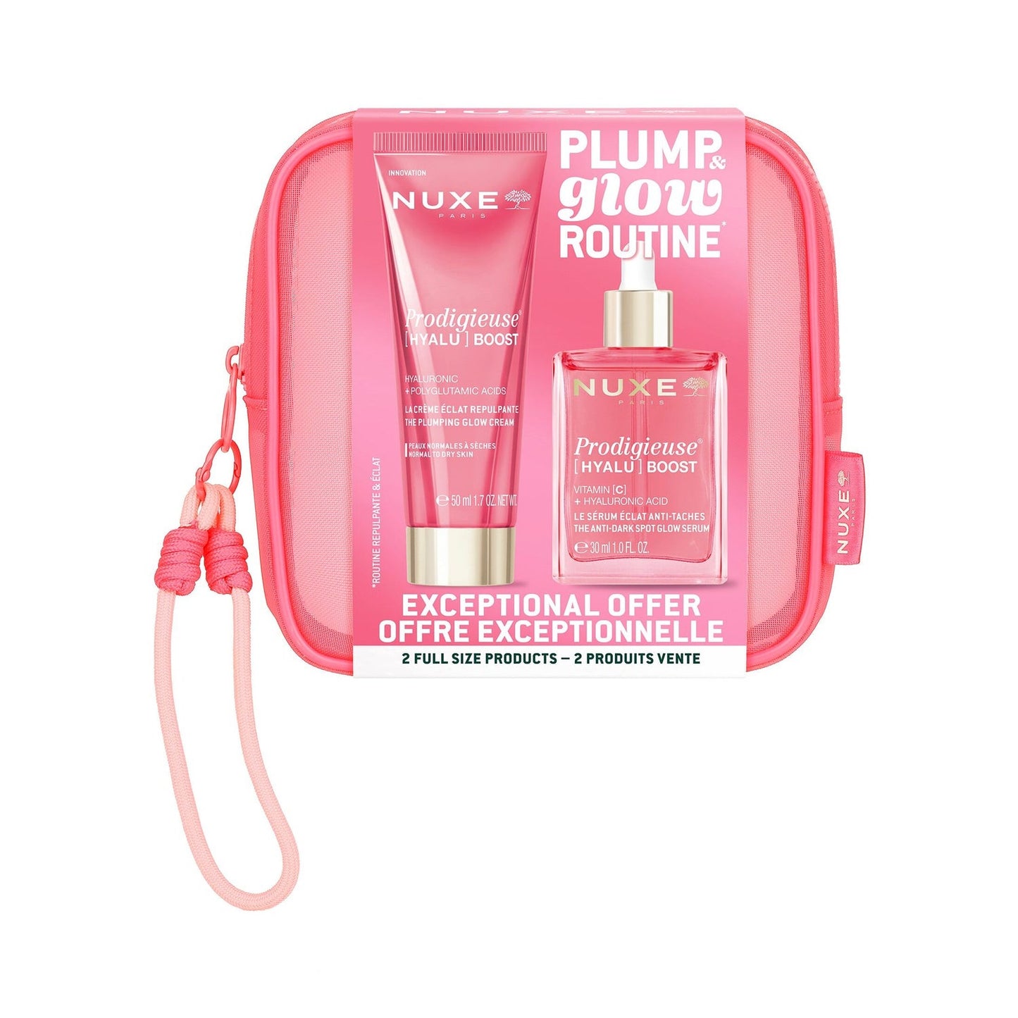 Nuxe Prodigieuse [Hyalu] Boost Rutina Repulpante e Iluminadora