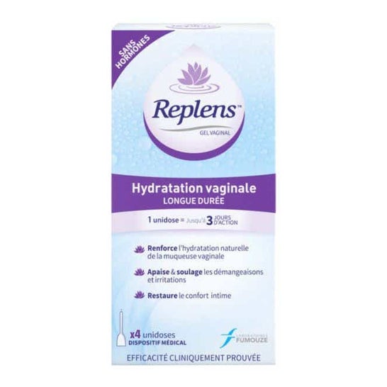 Replens Gel Vaginal Hidratación Lubricación 4uds