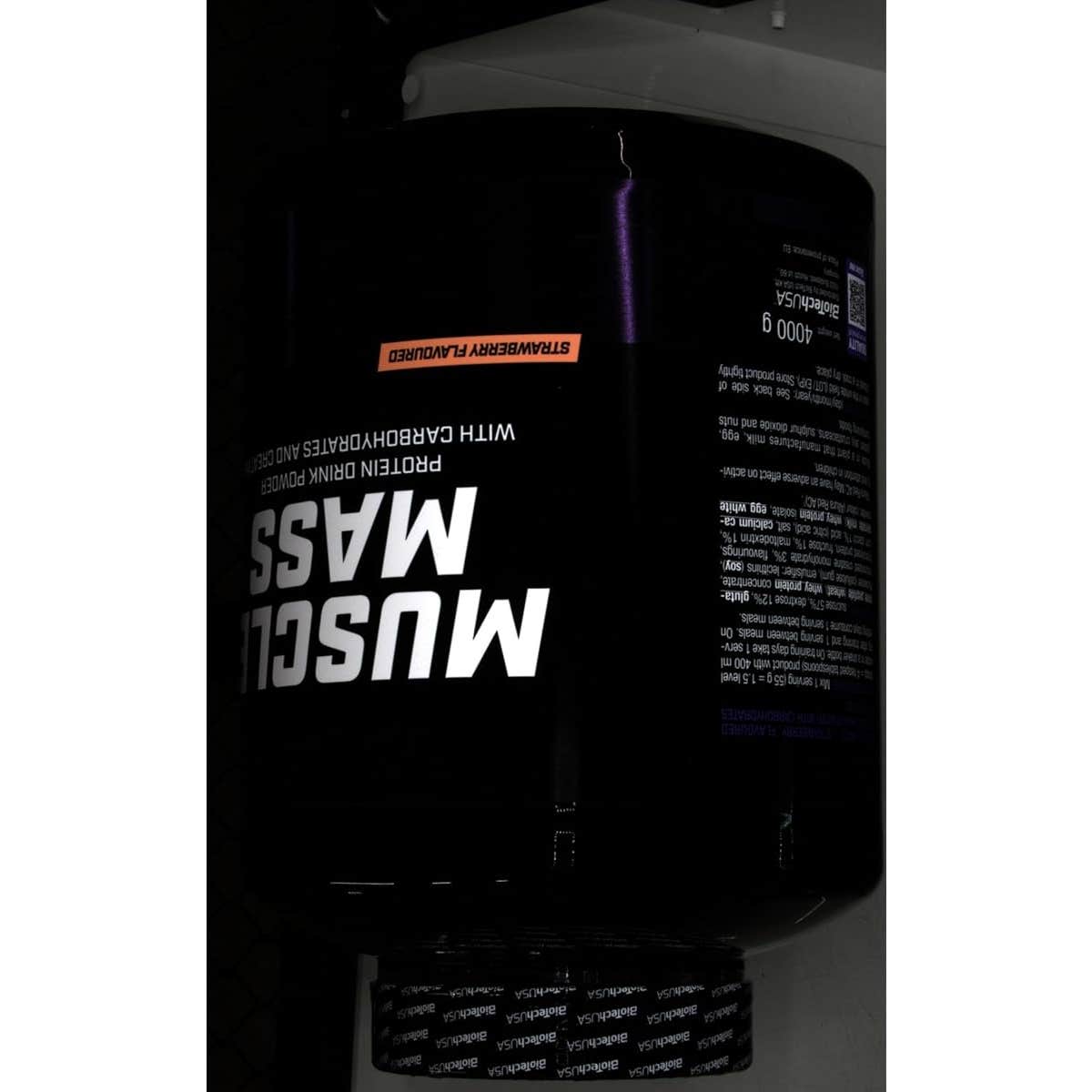 BioTech USA Muscle Mass Fresa 4000g