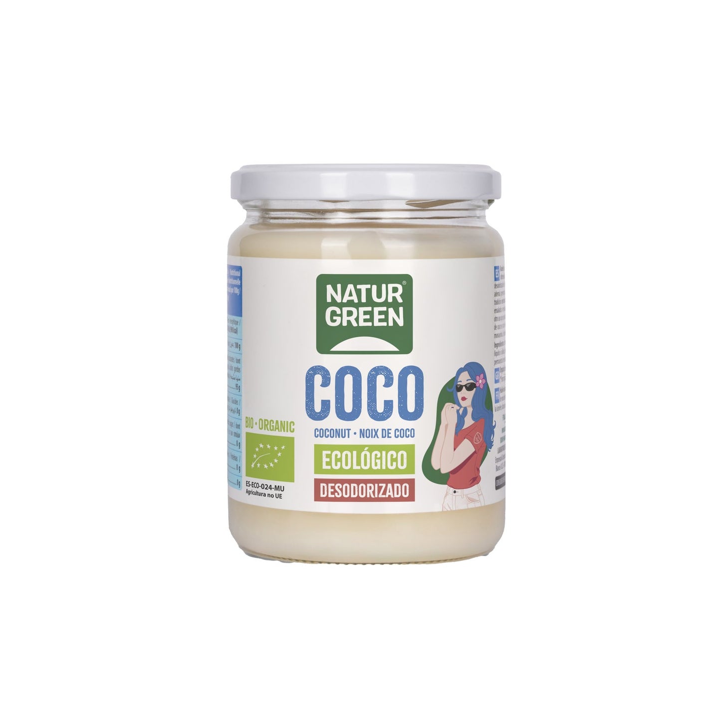 NaturGreen Grasa de Coco Desodorizada Bio 400 g