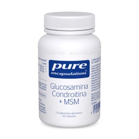 Pure Encapsulations Glucosamina Condroitina + MSM 60caps