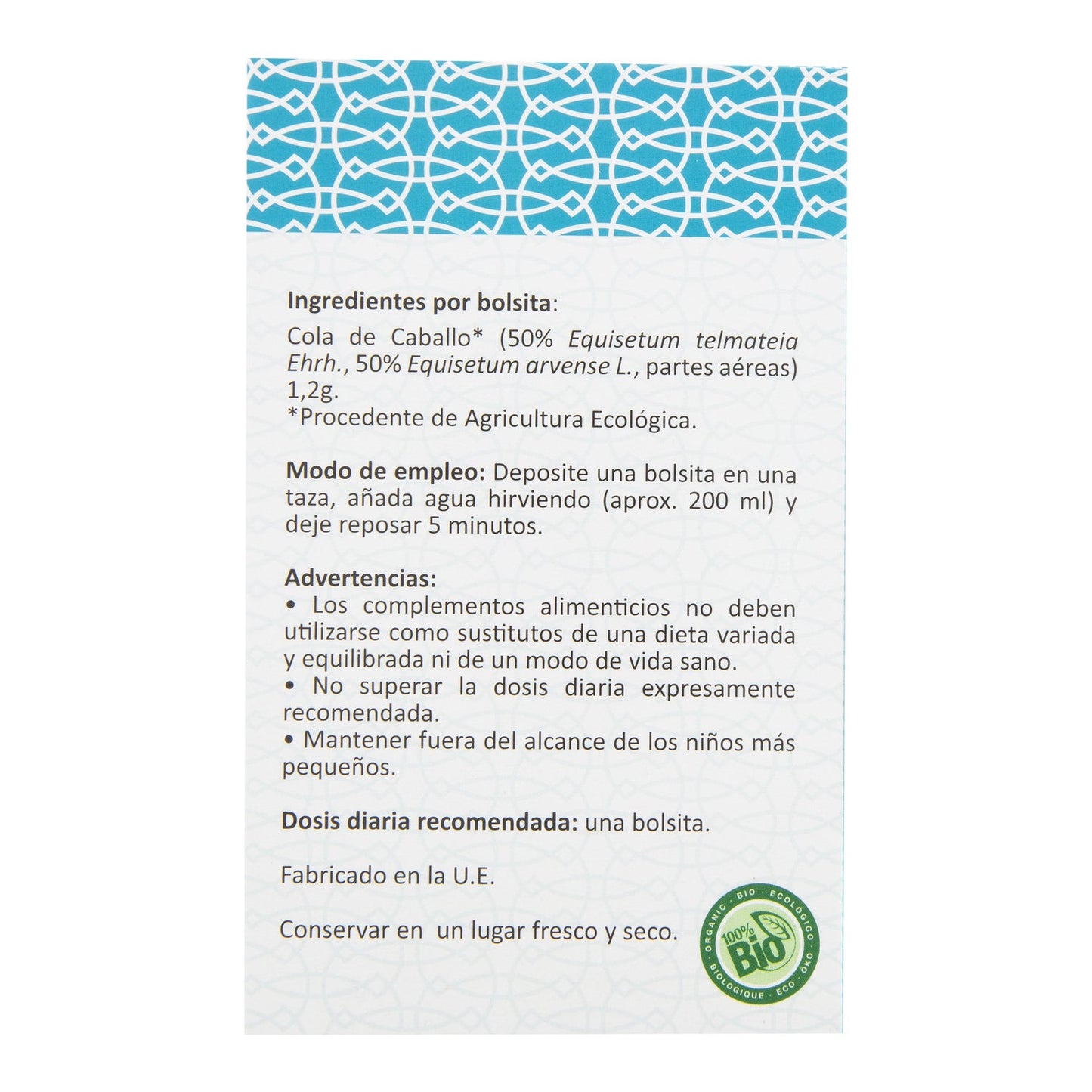 Artemis Cola de Caballo 20 Filtros