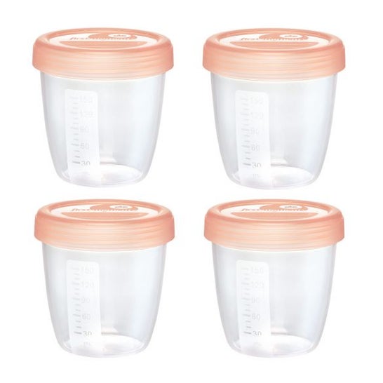 Nip Breast Milk Storage Container 4uds