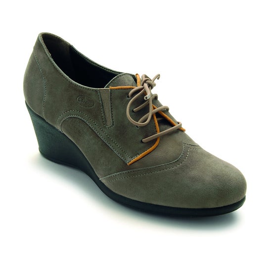 Scholl Naira Suede Taupe Ocre Talla 38 1 Par