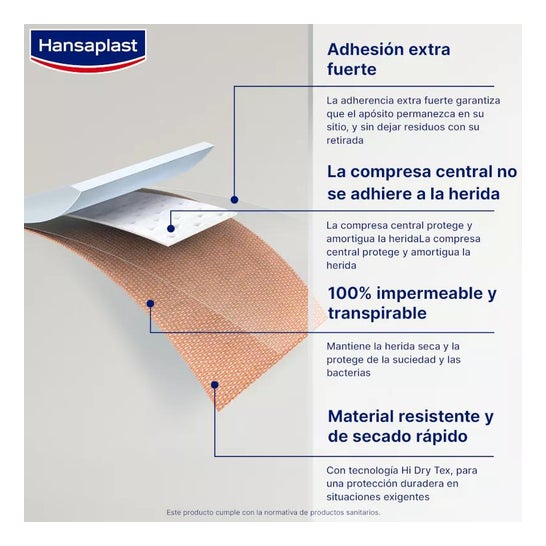 Hansaplast Extra Power Apósitos 20 uds