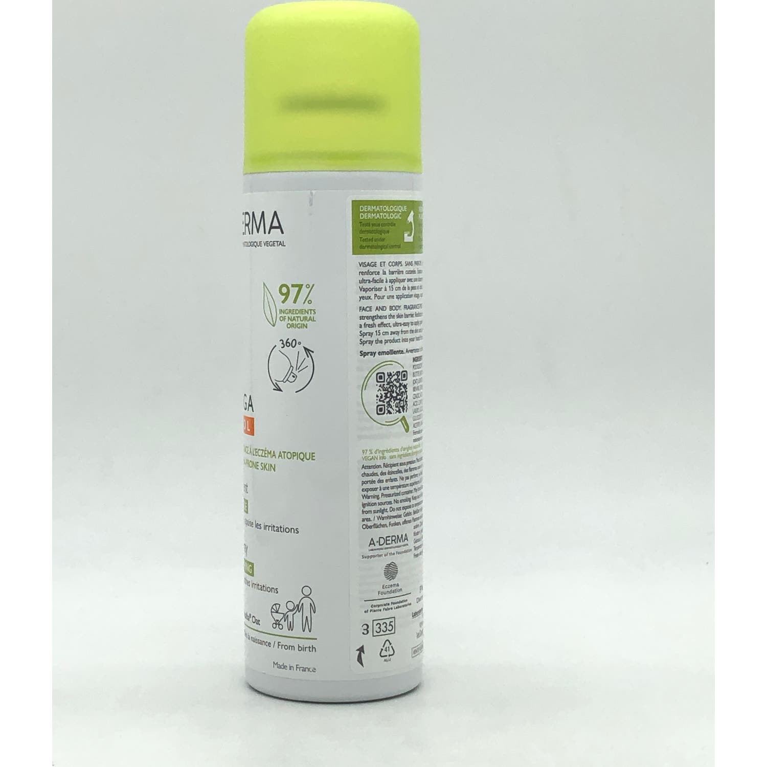 A-Derma Exomega Control Anti-Rascado Spray Emoliente 200ml
