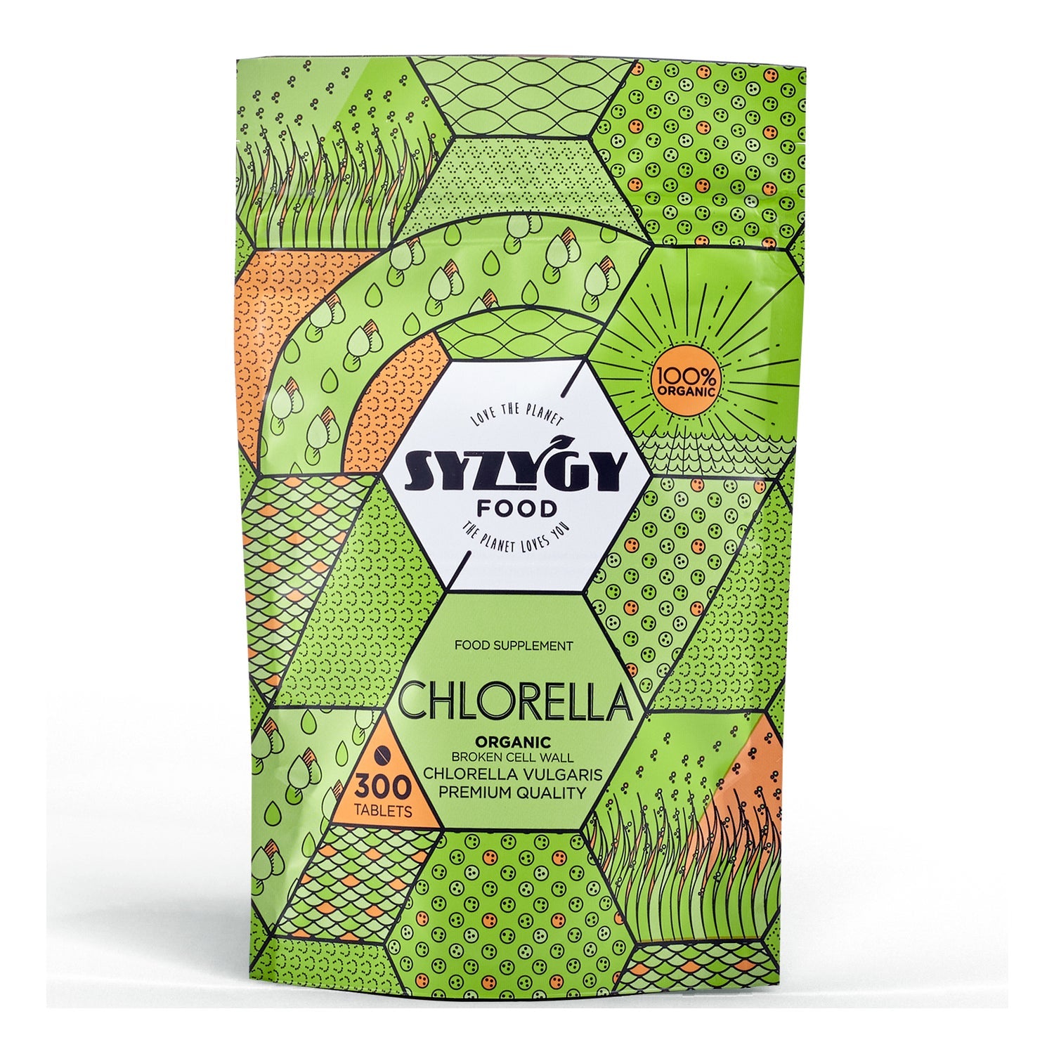 Syzygy Food Chlorella Ecológica 300comp