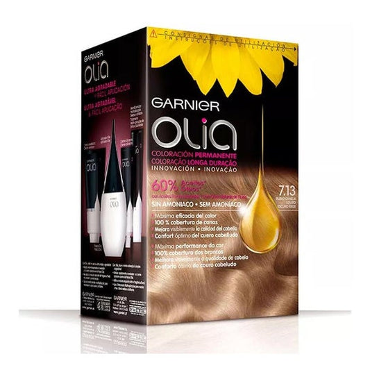 Garnier Olia Coloración Permanente N°7.13 Rubio Canela
