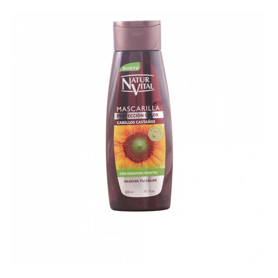 NaturVital Mascarilla Coloursafe Castaño 300ml