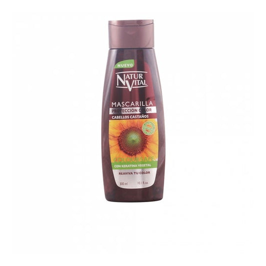 NaturVital Mascarilla Coloursafe Castaño 300ml