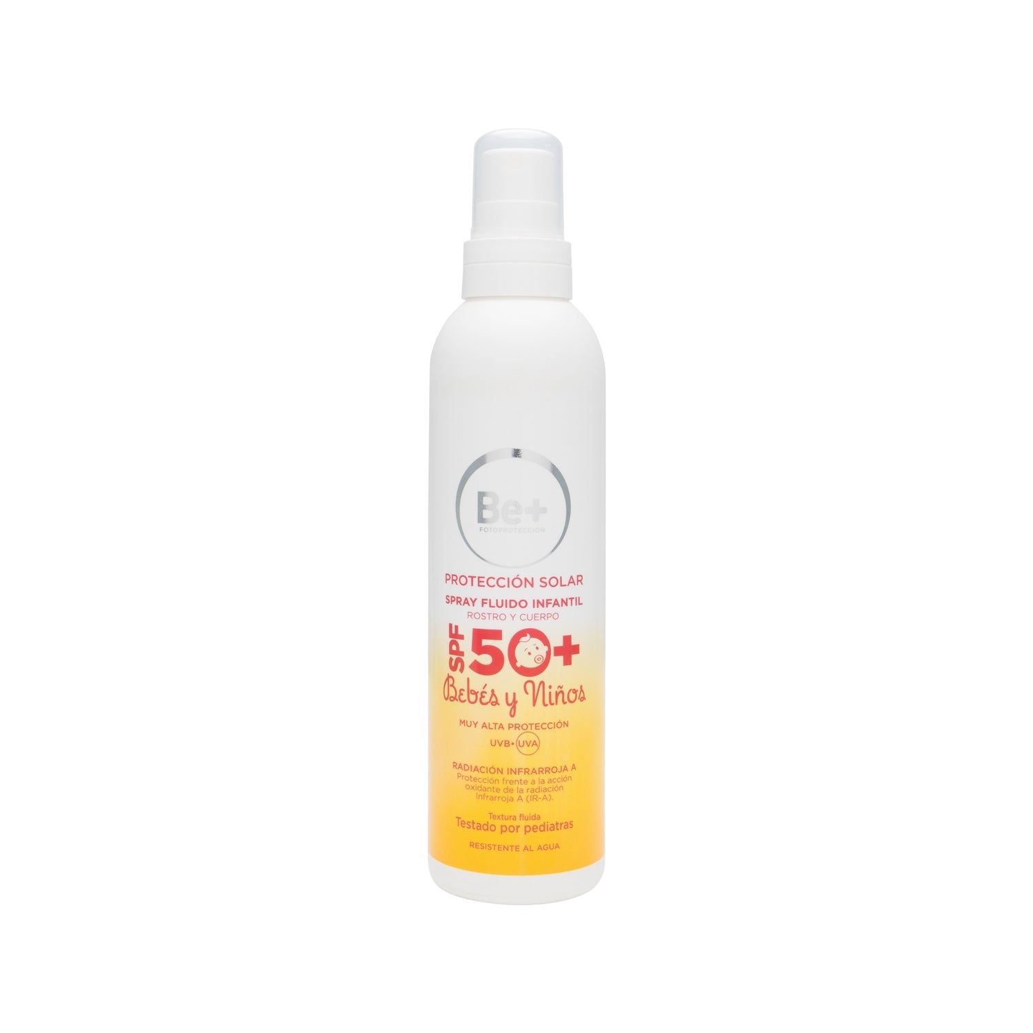 Be+ fotoprotector infantil SPF50+ spray fluido 200ml
