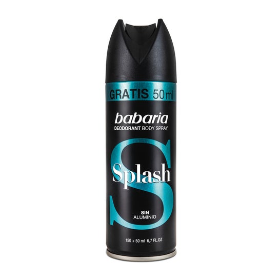 Babaria Deodorant Body Spray Splash Homens 200ml