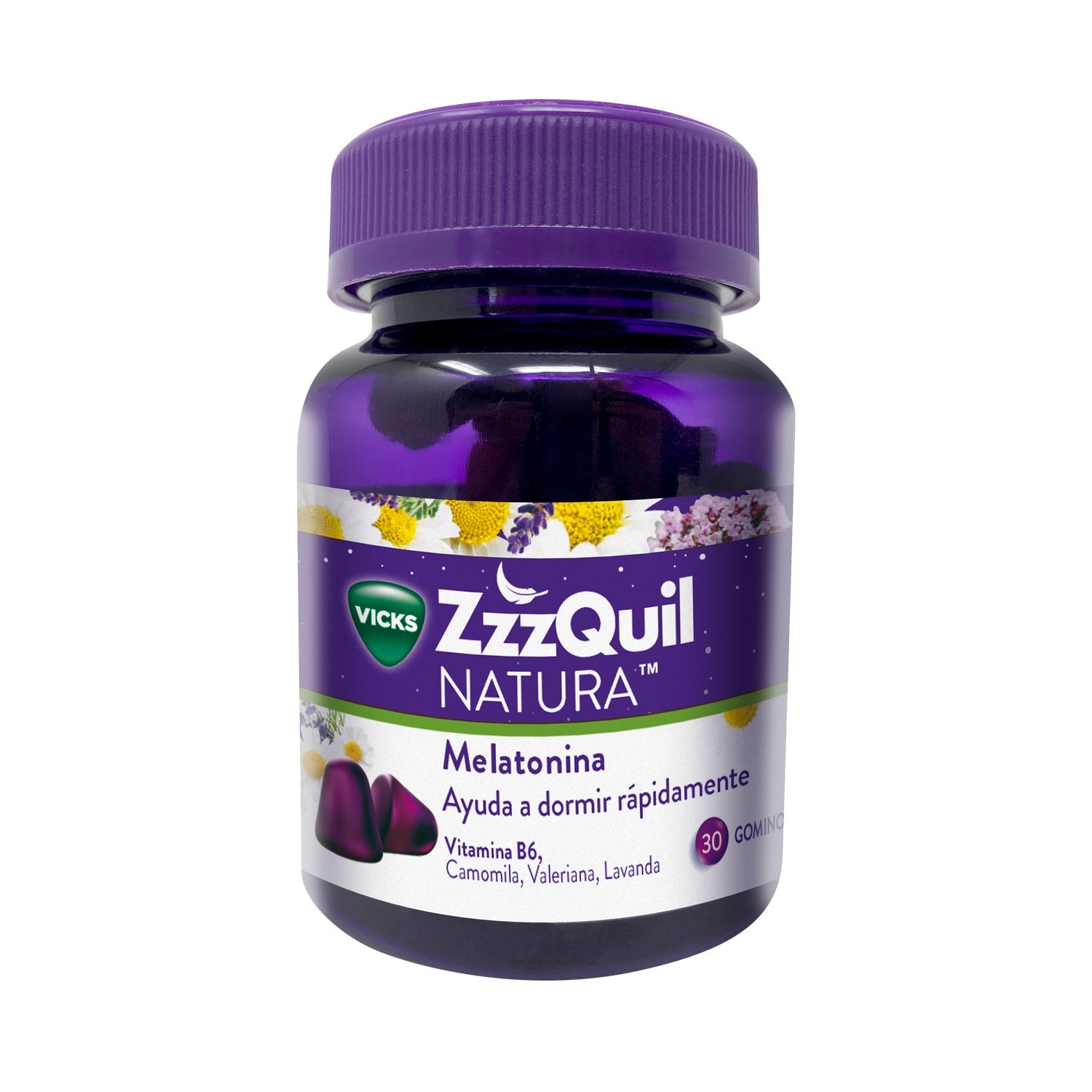 ZzzQuil Natura Melatonina Frutos Rojos 30 gominolas