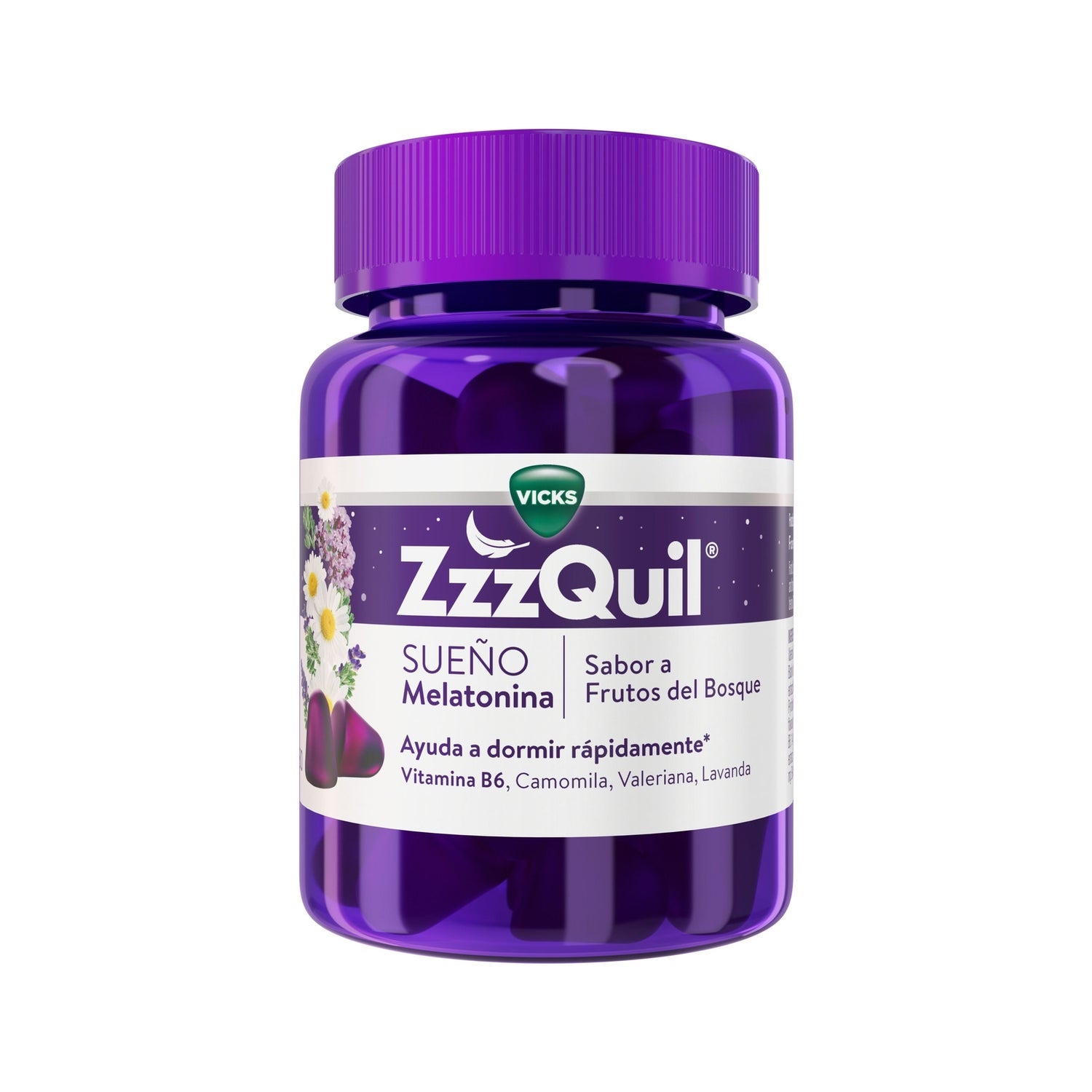ZzzQuil Natura Melatonina Frutos Rojos 30 gominolas