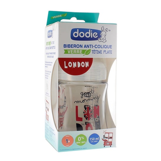 Dodie Sensation Biberón Vidrio 0-6m London 150ml
