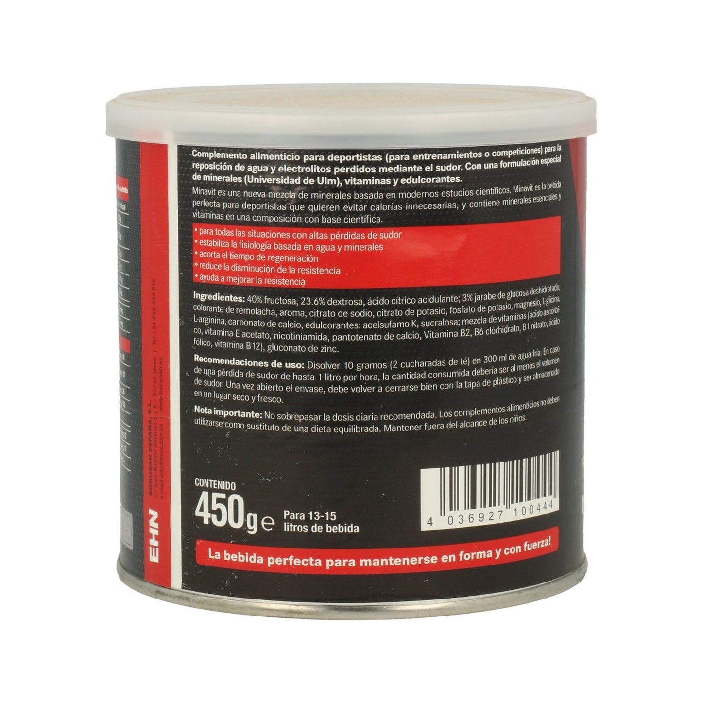 Eder Health Nutrition Minavit Naranja 450g