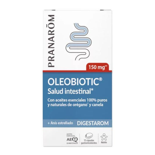 Pranarôm Digestarom Oleobiotic Salud Intestinal 15caps