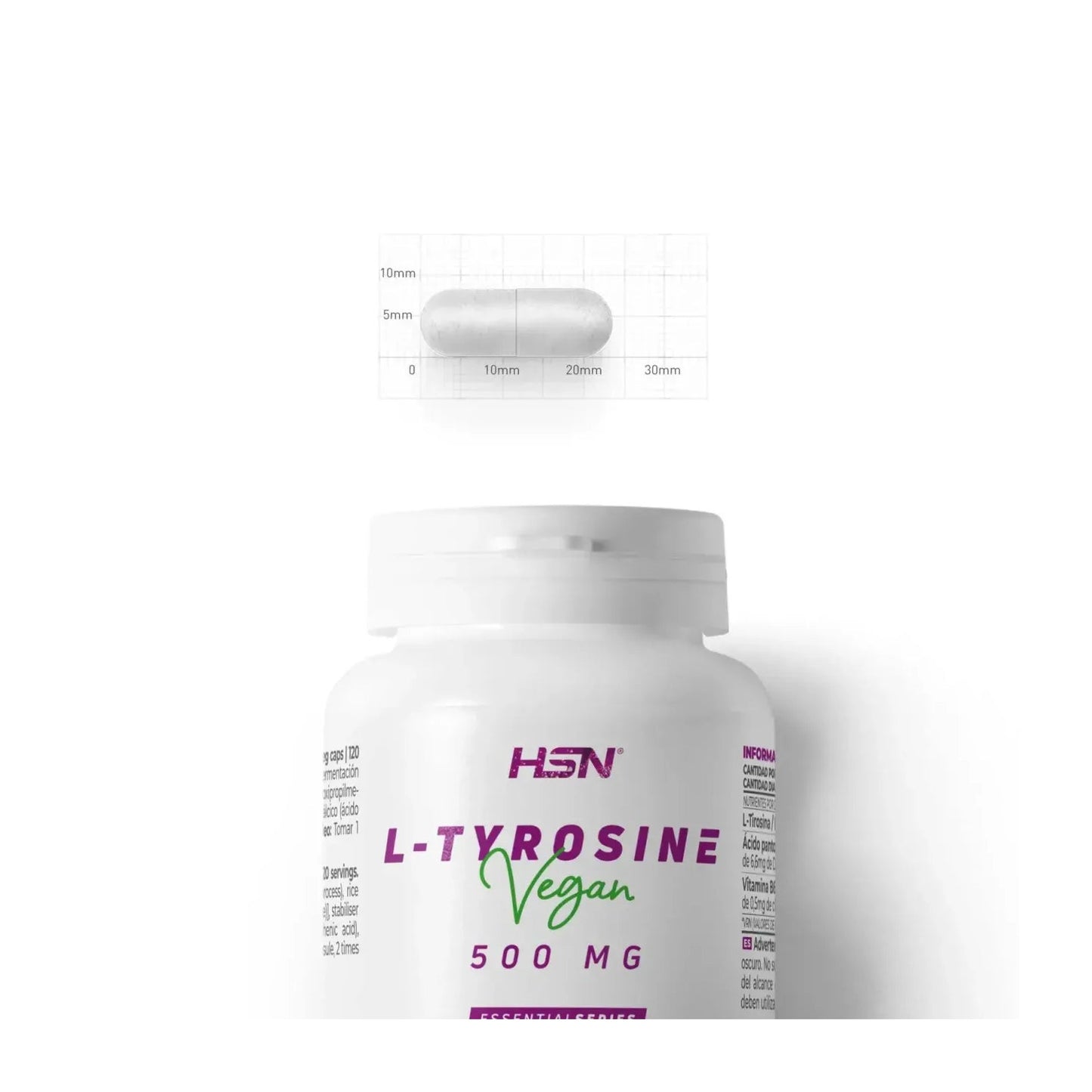 HSN L-Tirosina 500mg 120vcaps