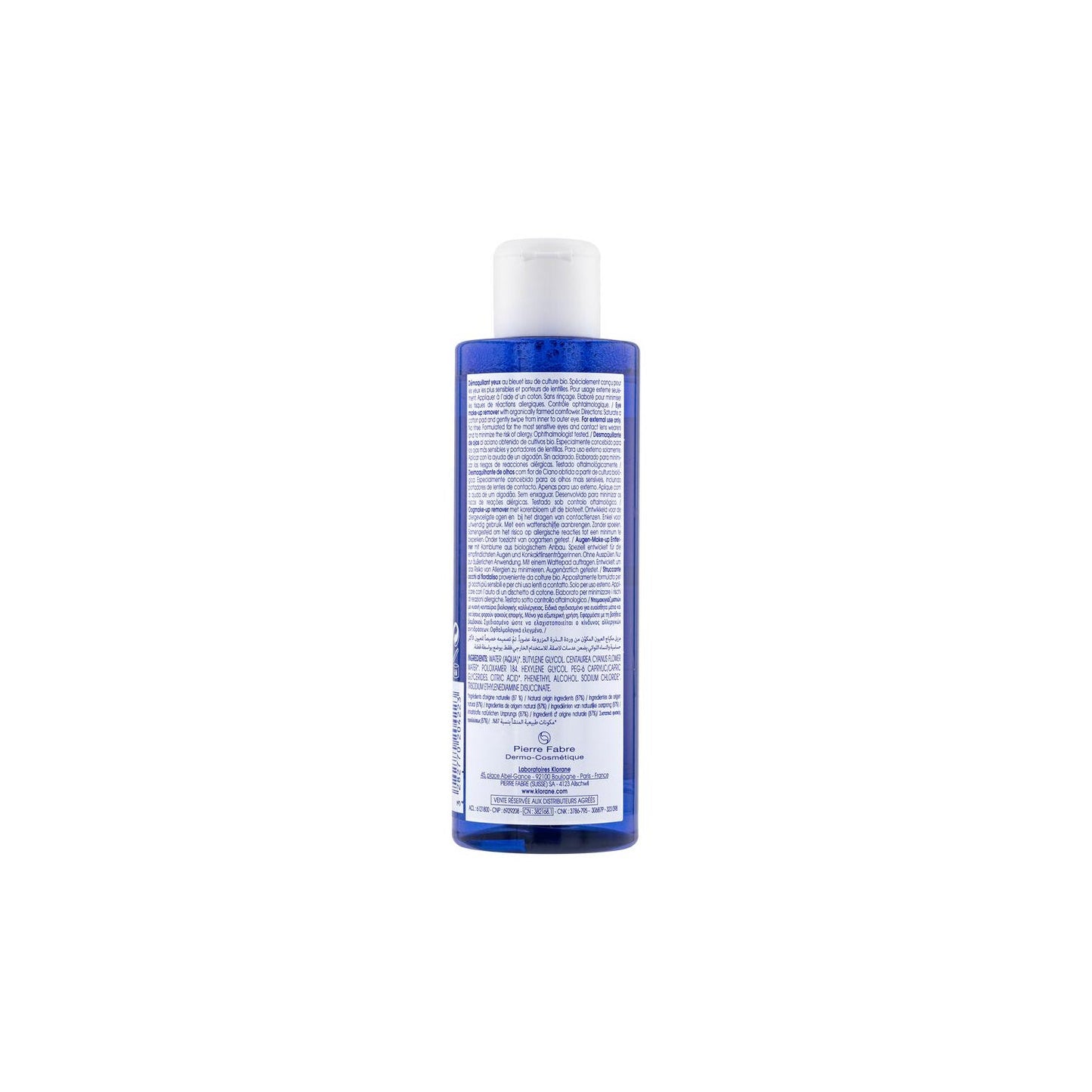 Klorane Desmaquillante Ojos Aciano 200ml