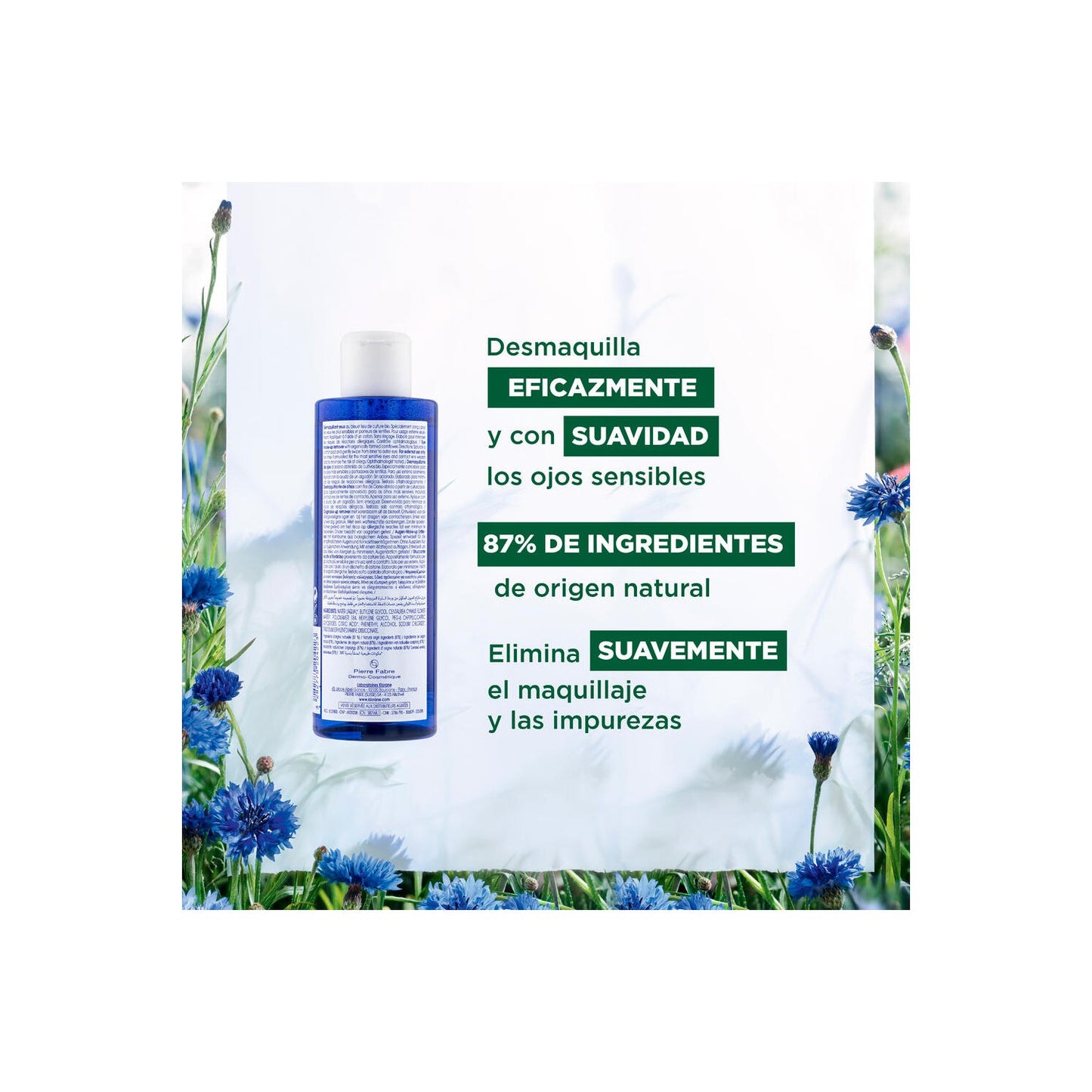 Klorane Desmaquillante Ojos Aciano 200ml