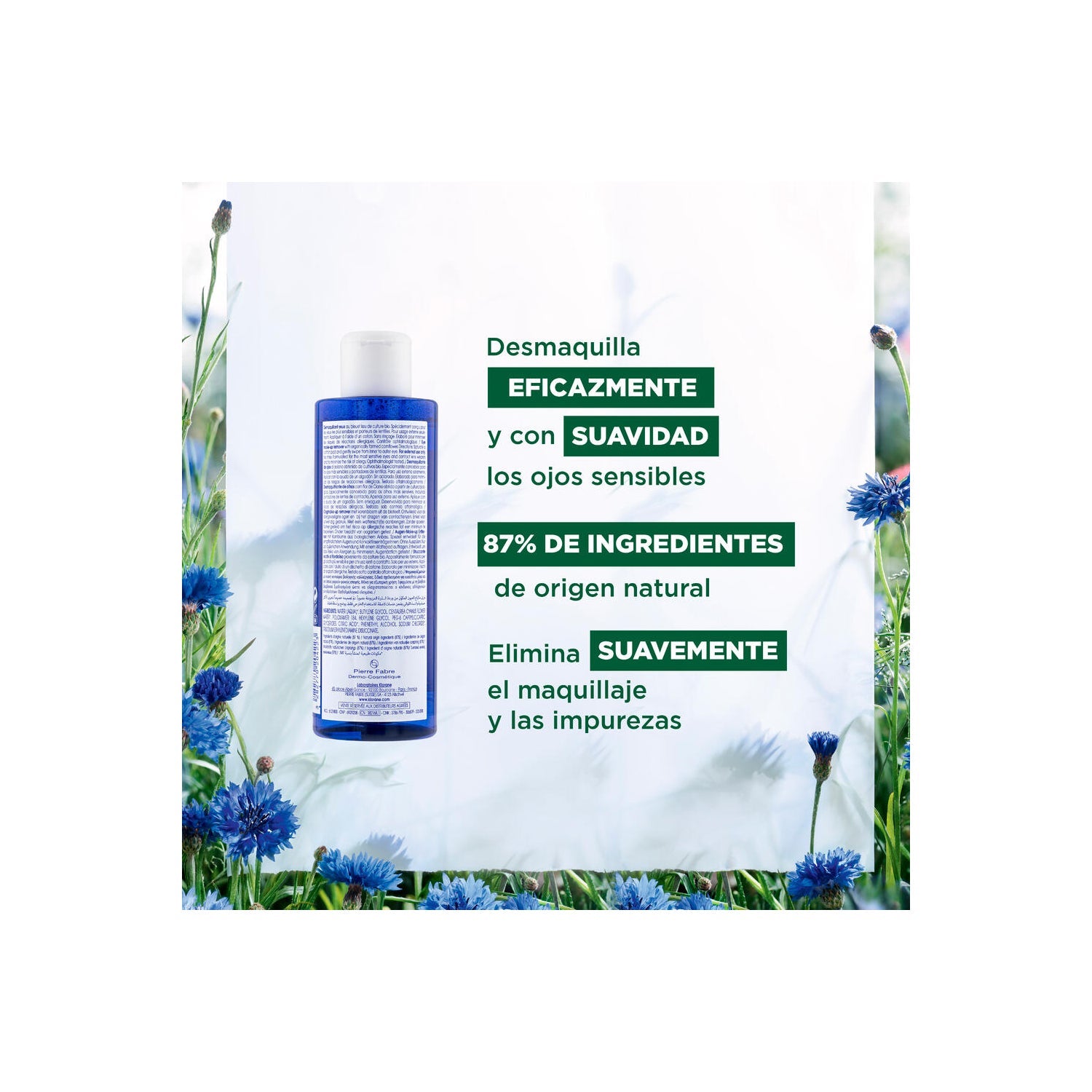 Klorane Desmaquillante Ojos Aciano 200ml